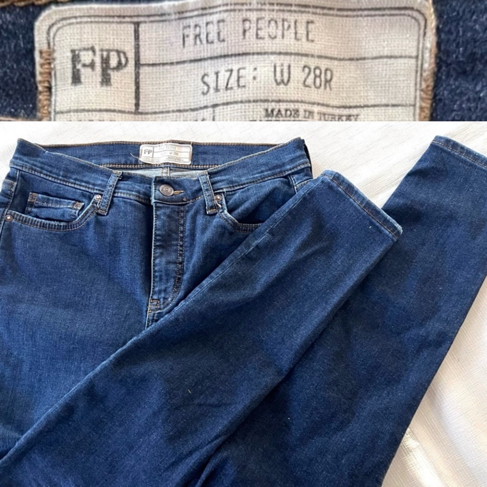 FREE PEOPLE Denim Jeans EEEUC Sz W 28R